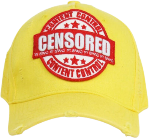My Brand Censored Cap | YELLOW Geel