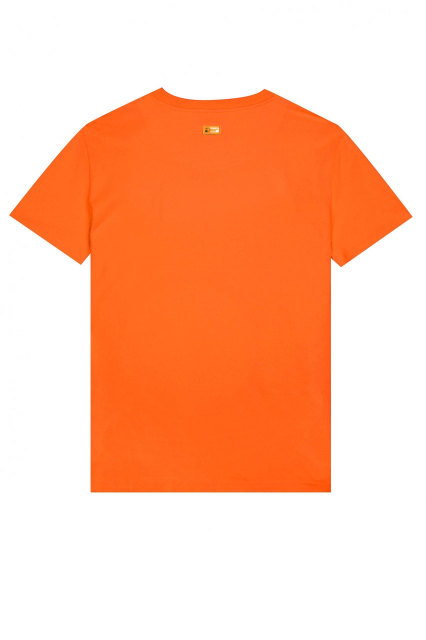My Brand CHEST LOGO NEON T-SHIRT | NEON ORANGE Oranje