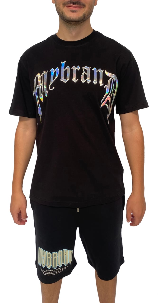 My Brand Chrome print mybrand | BLACK Zwart