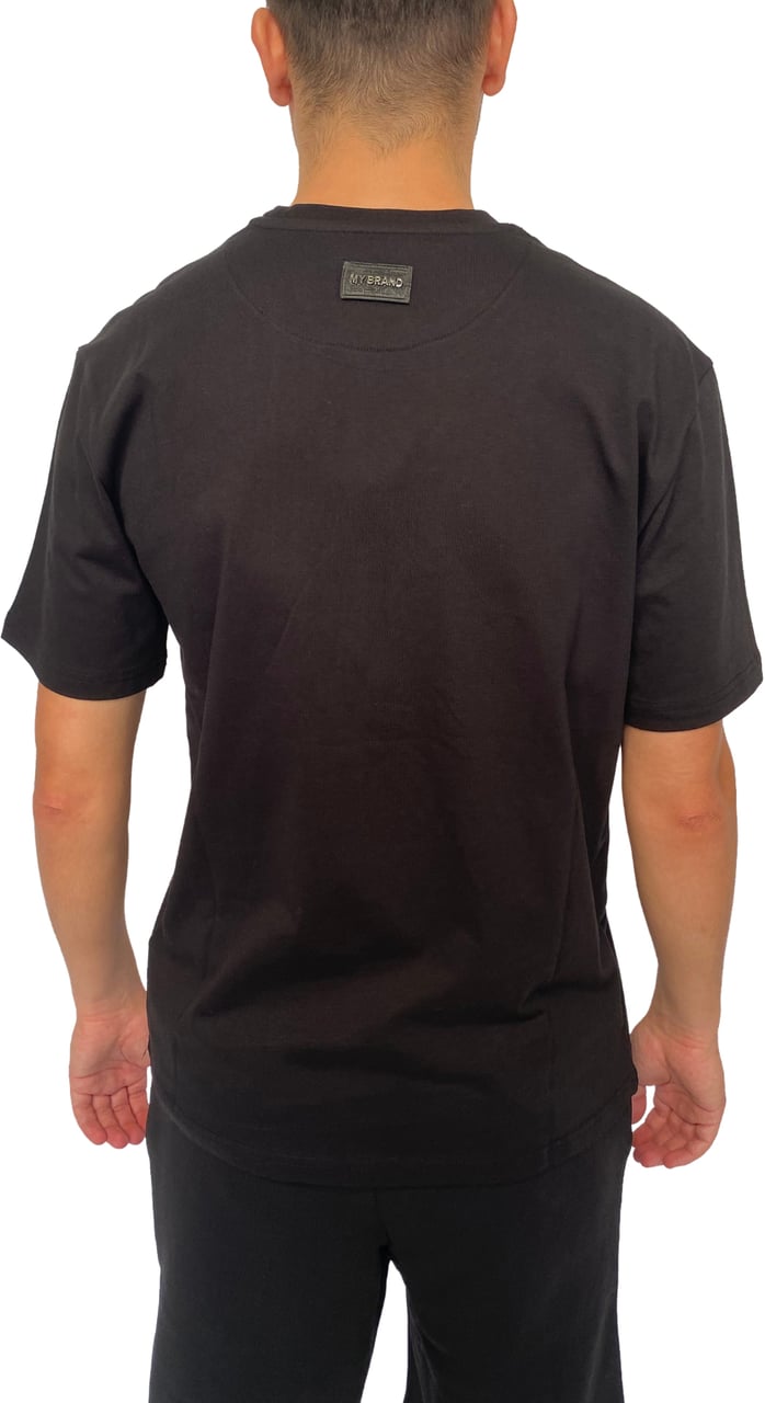 My Brand Chrome print mybrand | BLACK Zwart