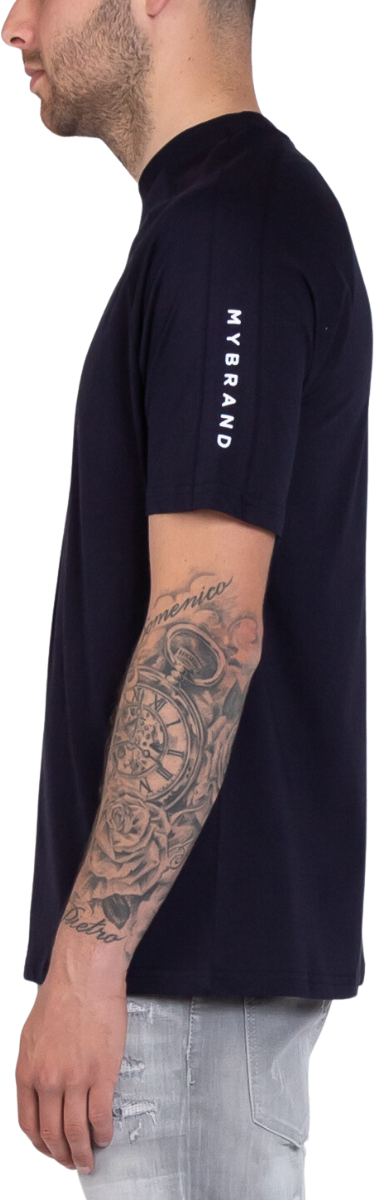 My Brand Classic My Brand Taping t-shirt Navy | NAVY Blauw