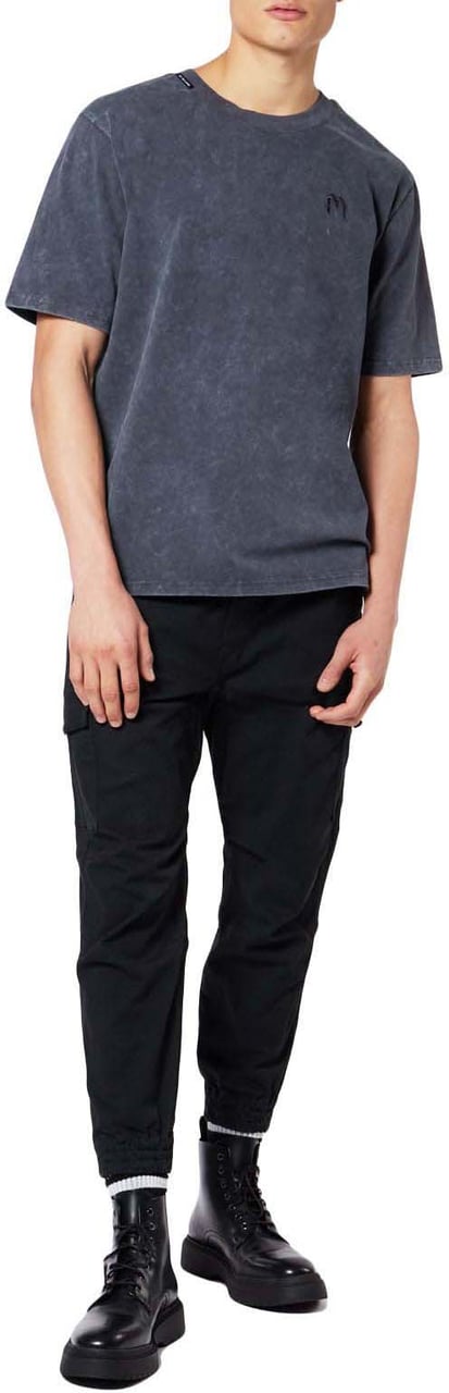 My Brand COMBALA CUFFED CARGO POCKET | BLACK Zwart