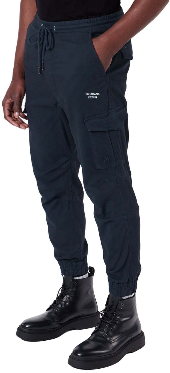 My Brand COMBALA CUFFED CARGO POCKET | BLUE Blauw