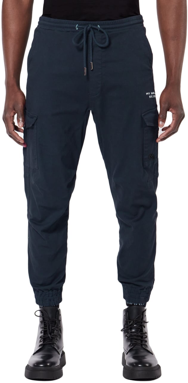 My Brand COMBALA CUFFED CARGO POCKET | BLUE Blauw