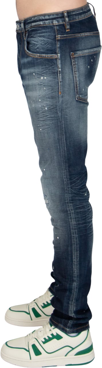 My Brand daytime sky Blue Distressed Jeans | DENIM Blauw