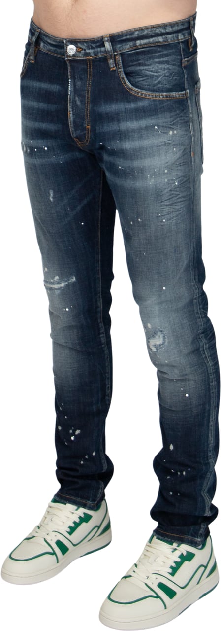 My Brand daytime sky Blue Distressed Jeans | DENIM Blauw