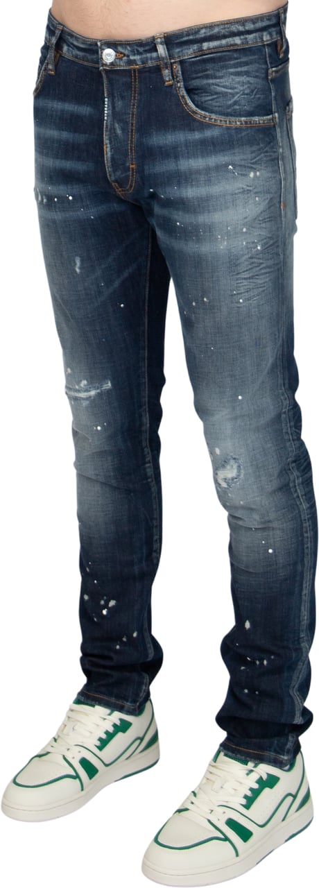 My Brand daytime sky Blue Distressed Jeans | DENIM Blauw
