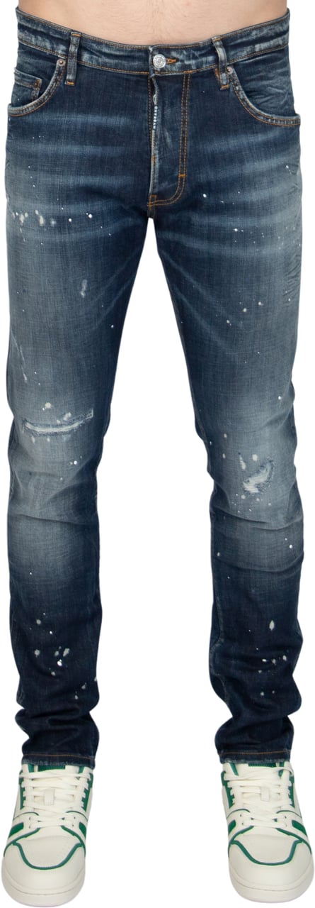My Brand daytime sky Blue Distressed Jeans | DENIM Blauw