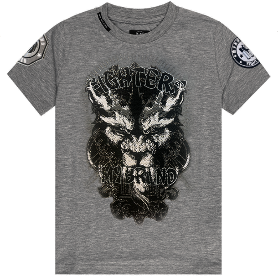 My Brand Devil Fighter T-Shirt | GREY Grijs