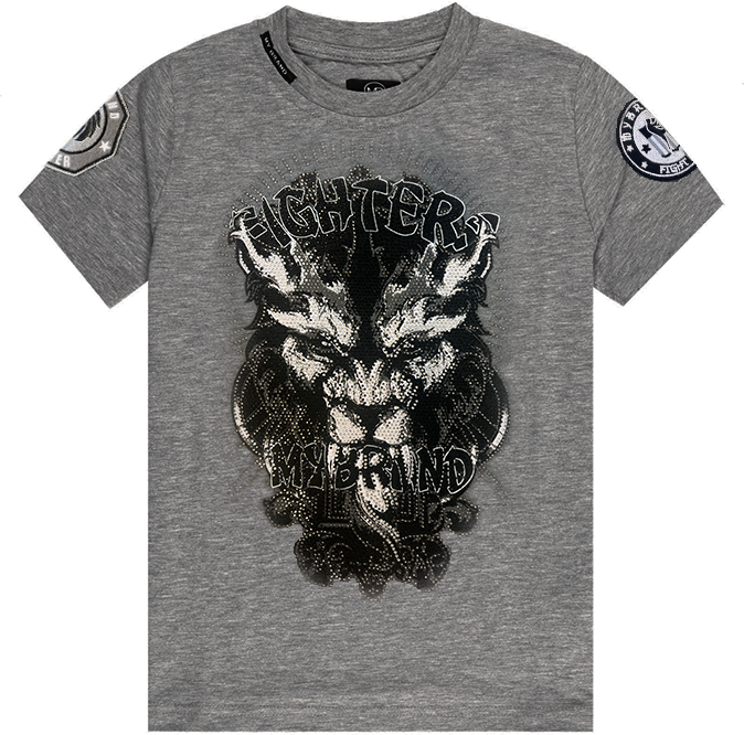 My Brand Devil Fighter T-Shirt | GREY Grijs
