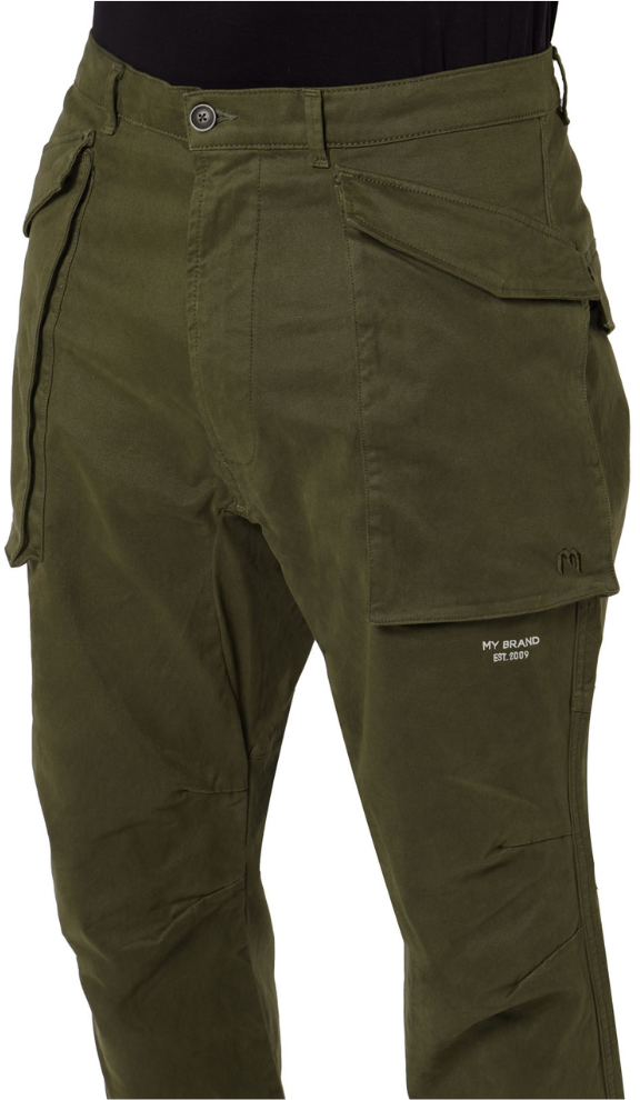 My Brand DUNDER BOLD POCKET CARGO PANT | DARK GREY Grijs