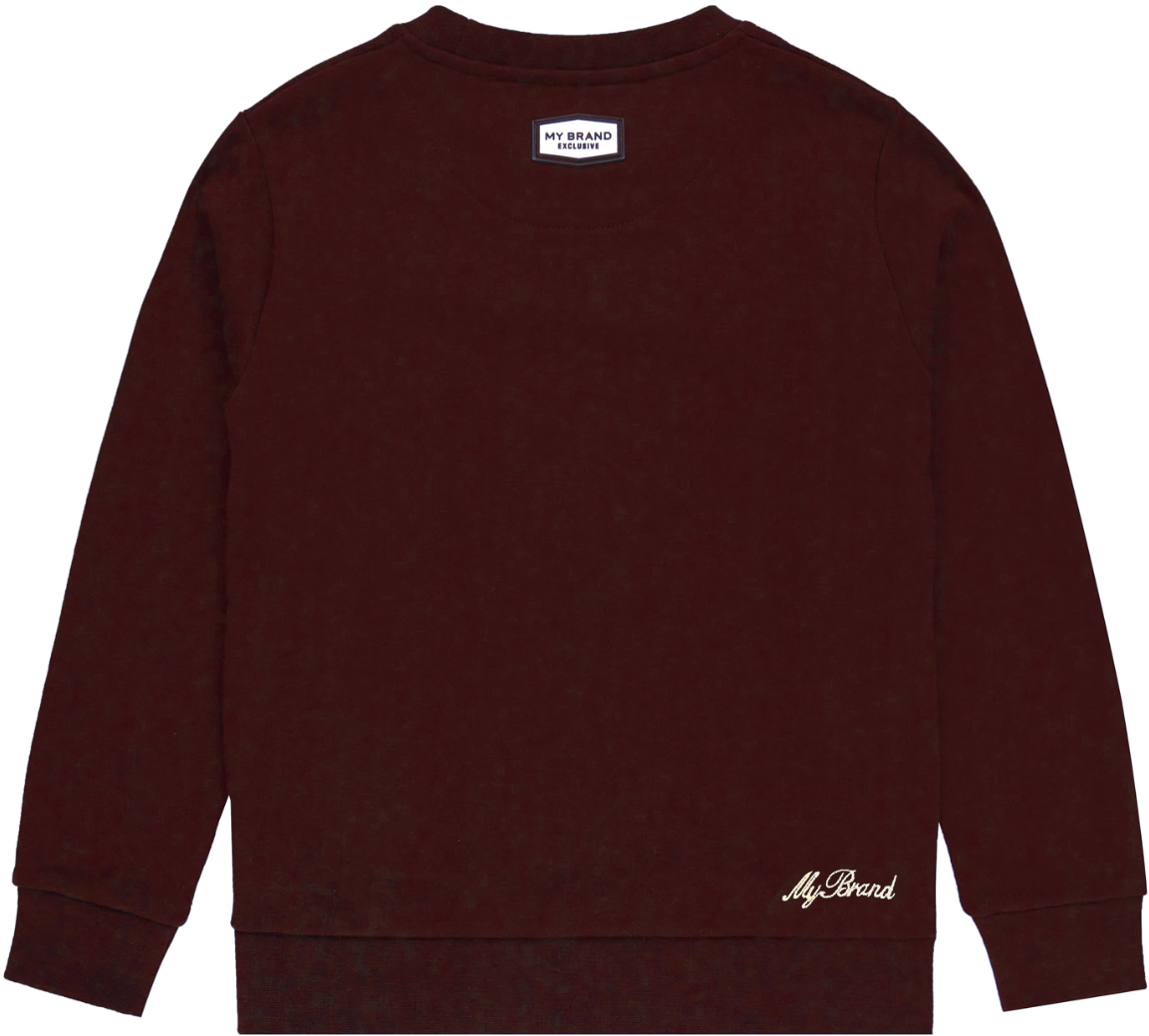 My Brand Eagle Risk Sweater Burgundy | BURGUNDY Rood