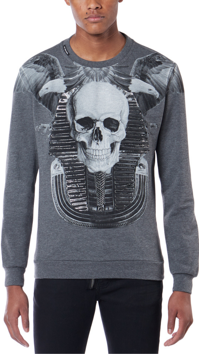 My Brand Egypt Skull Hoodie | GREY Grijs
