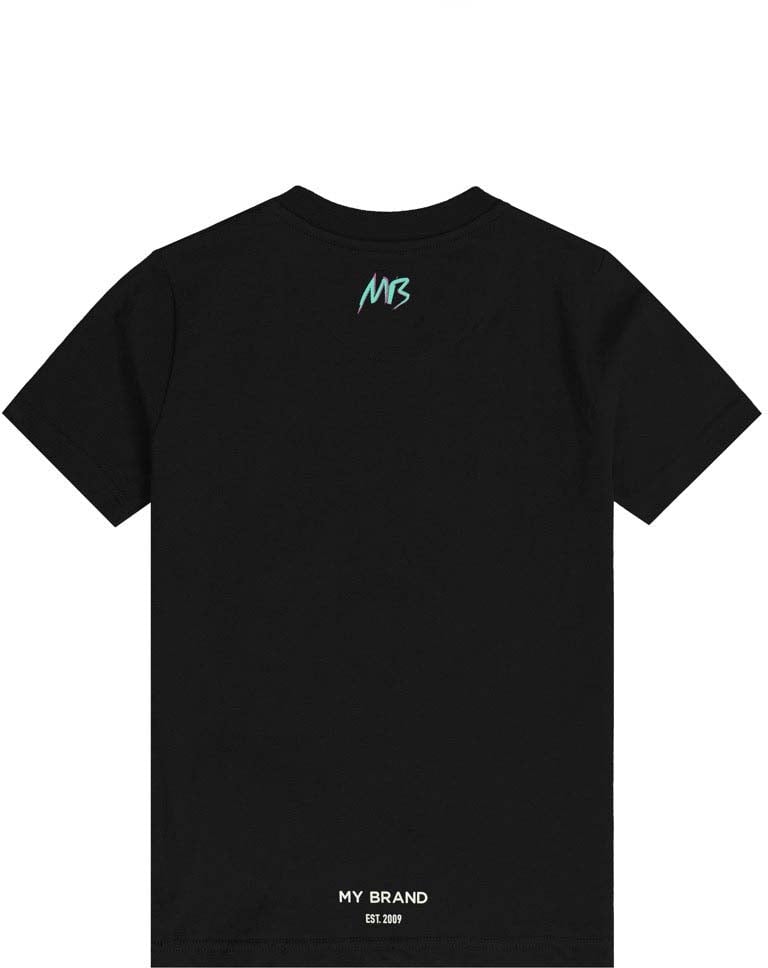 My Brand Facade Street Horizons T-Shirt | BLACK Zwart