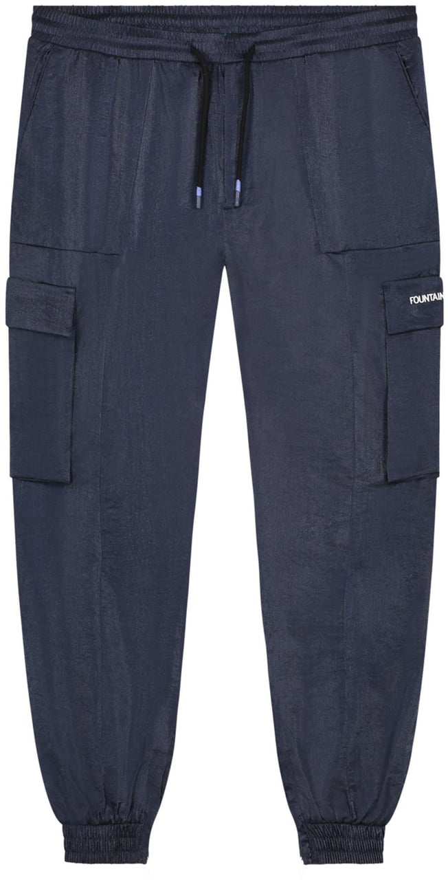 My Brand FOY METAL NYLON CARGO PANT | NAVY Blauw