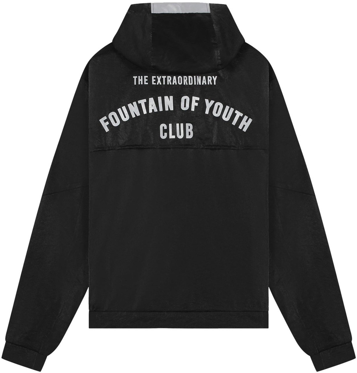My Brand FOY METAL NYLON WINDBREAKER | BLACK Zwart