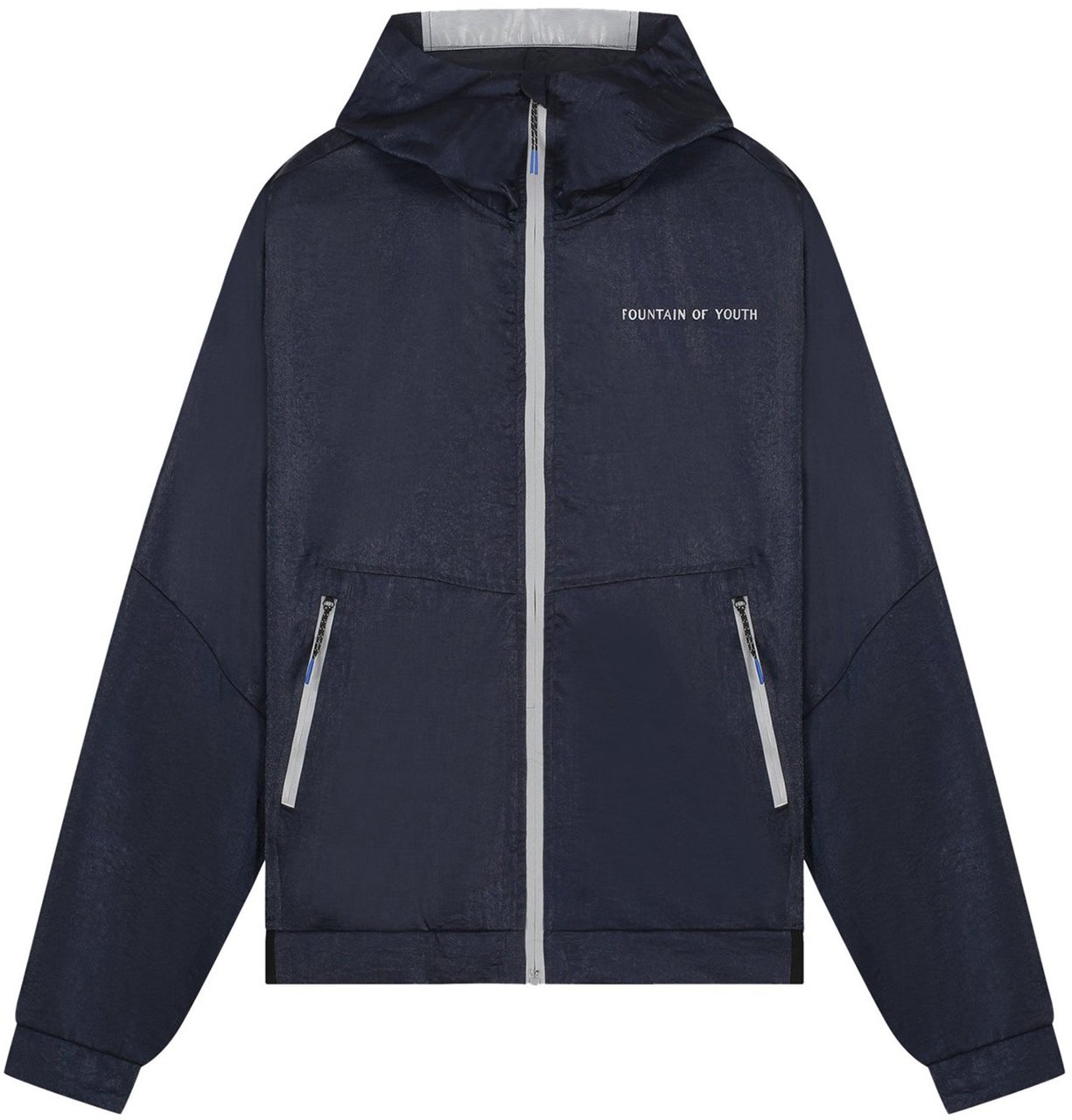 My Brand FOY METAL NYLON WINDBREAKER | NAVY Blauw