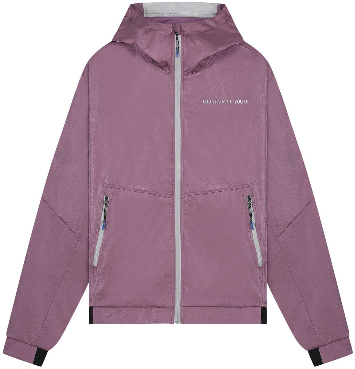 My Brand FOY METAL NYLON WINDBREAKER | PURPLE Paars