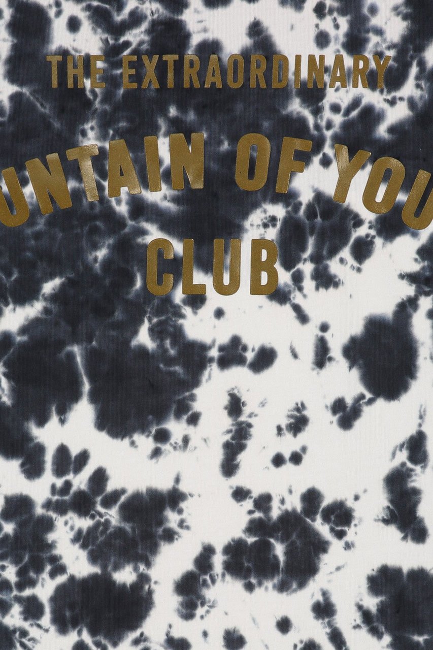 My Brand FOY TIE DYE T-SHIRT | BLACK - WHITE Zwart