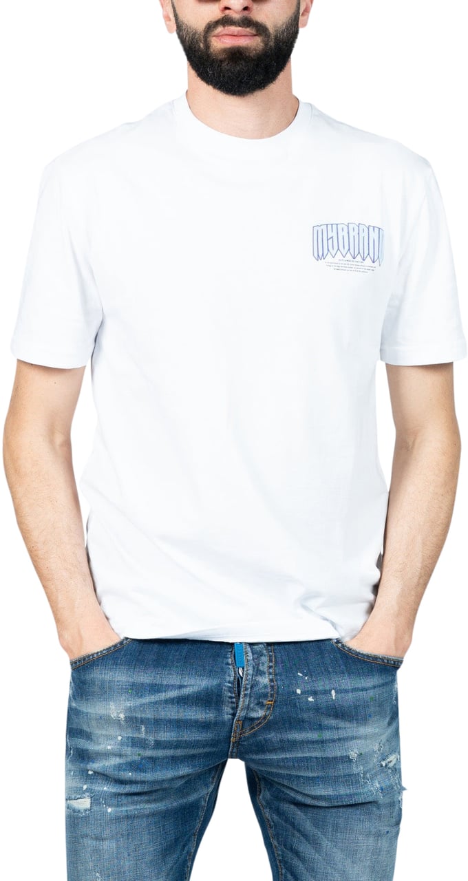 My Brand Full Back MB print | WHITE Wit
