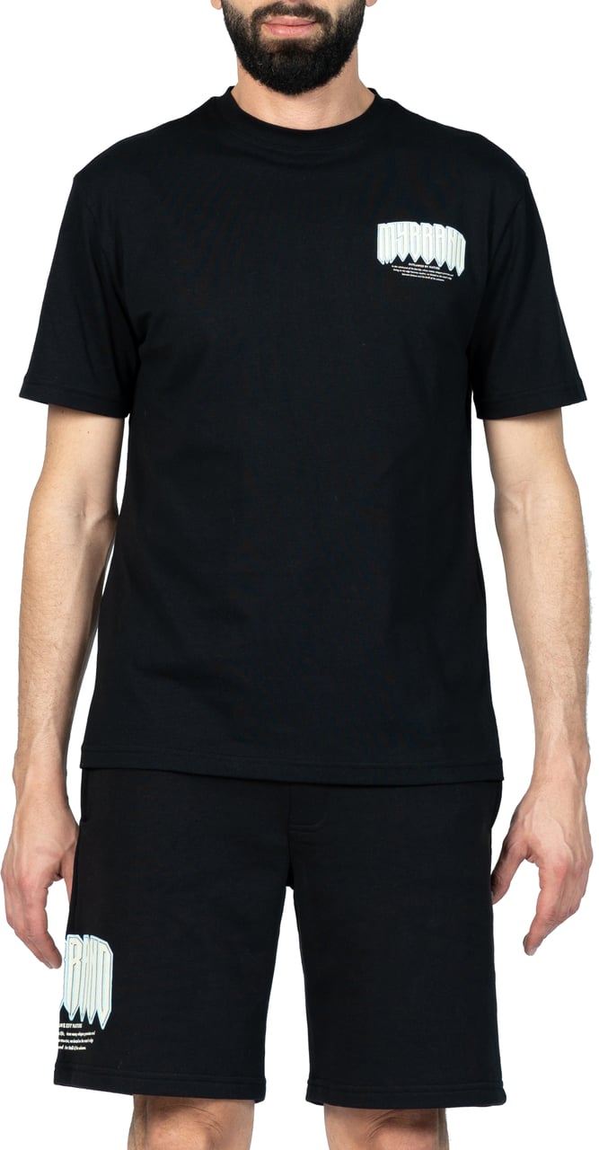 My Brand Full back MB print | BLACK Zwart