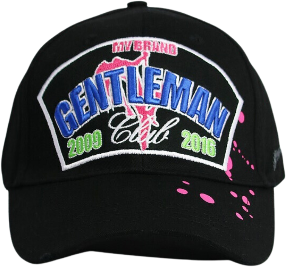 My Brand Gentleman Cap | BLACK Zwart