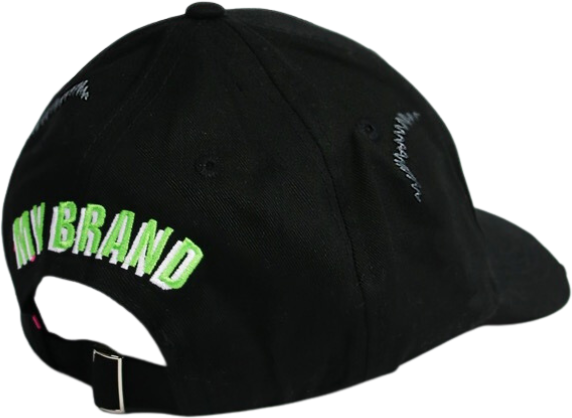My Brand Gentleman Cap | BLACK Zwart