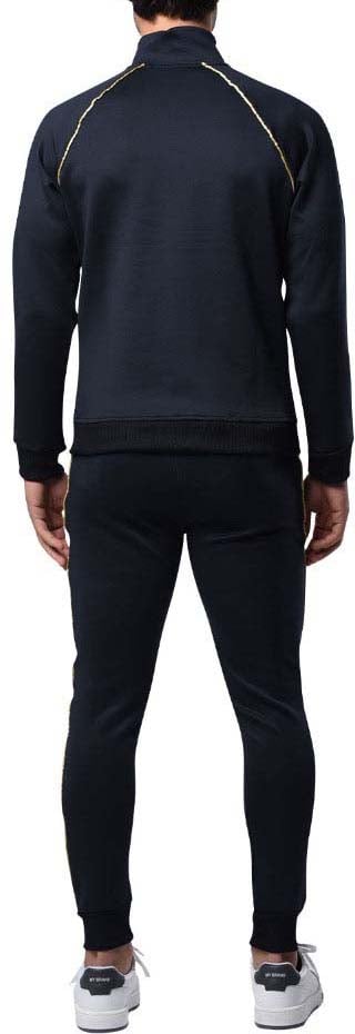 My Brand Gold Piping Tracksuit | BLACK Zwart