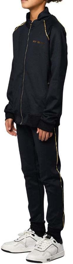 My Brand Gold Piping Tracksuit Boys | BLUE Blauw