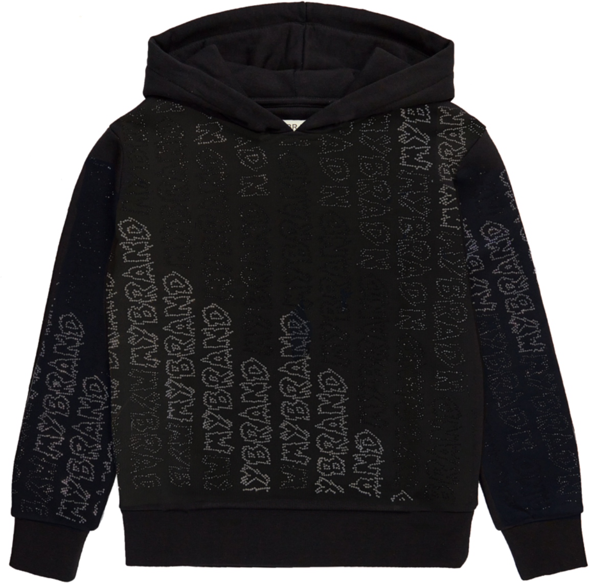 My Brand GRAPHITE CAPSULE HOODIE | BLACK Zwart