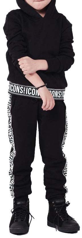 My Brand Icons Tape Pant | BLACK Zwart