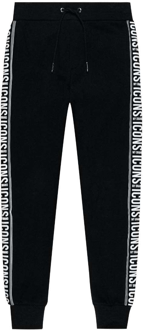 My Brand Icons Tape Pant | BLACK Zwart