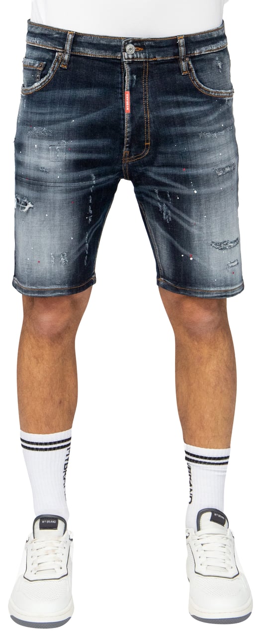 My Brand Indigo Distressed Edge Denim | DENIM Blauw