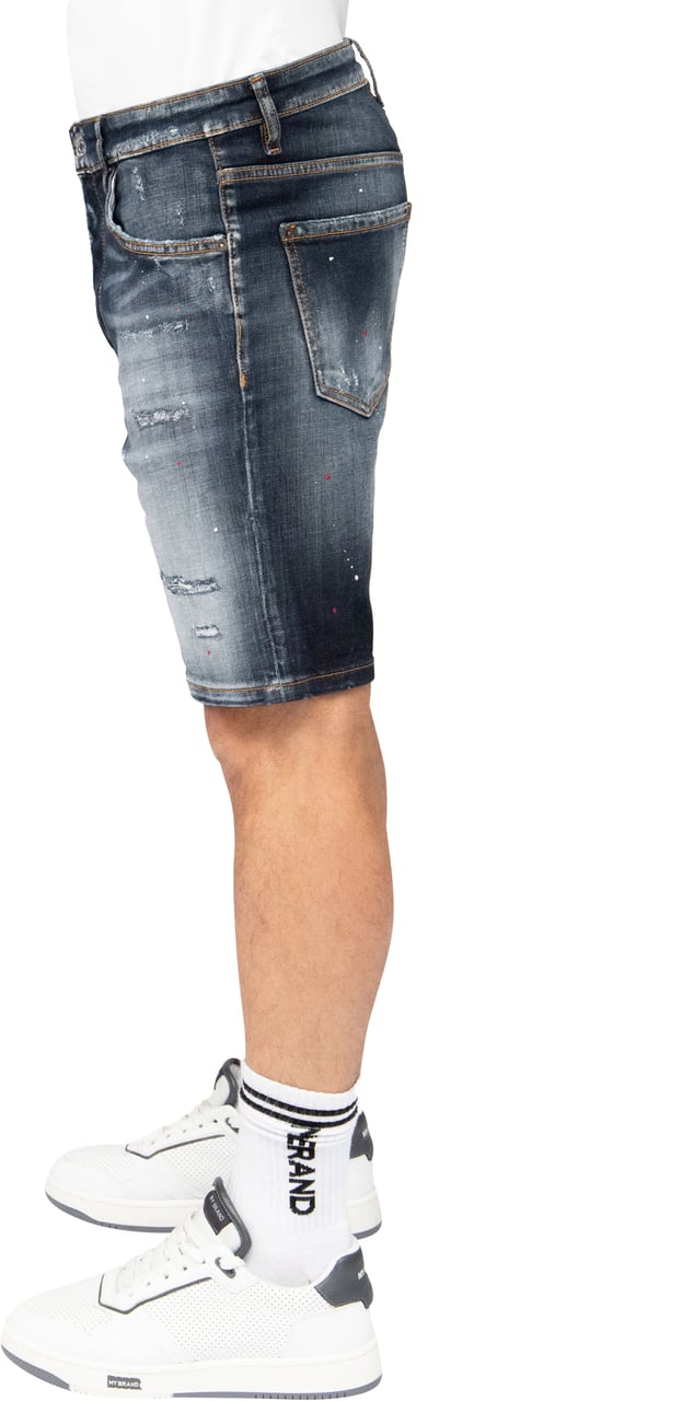 My Brand Indigo Distressed Edge Denim | DENIM Blauw