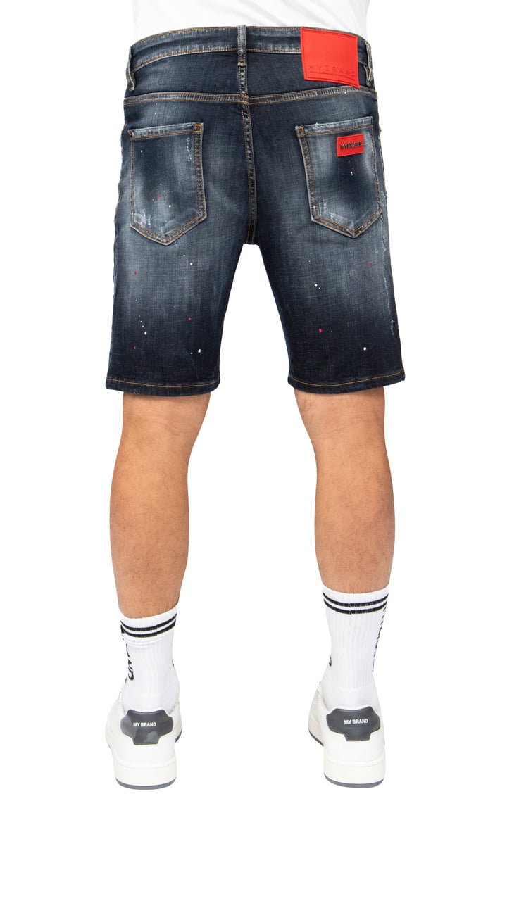 My Brand Indigo Distressed Edge Denim | DENIM Blauw
