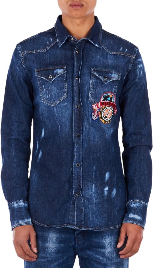 My Brand JETSET BLOUSE | LIGHT BLUE JEANS Blauw