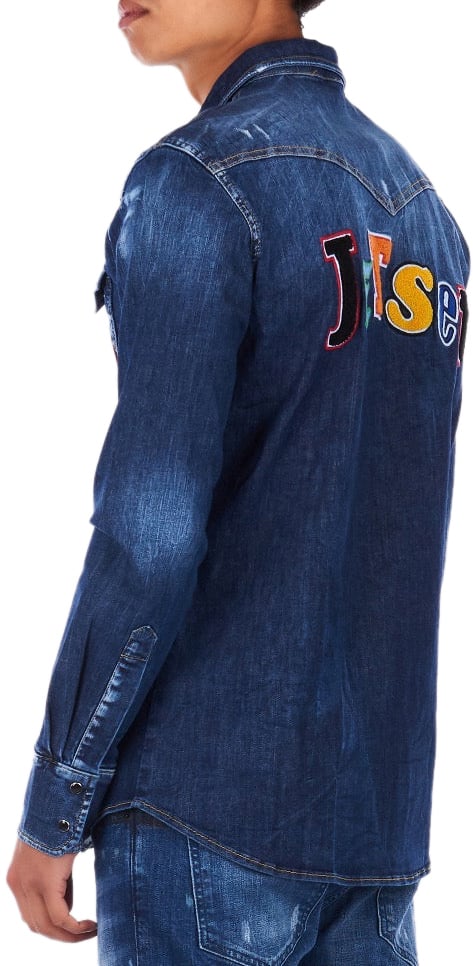 My Brand JETSET BLOUSE | LIGHT BLUE JEANS Blauw