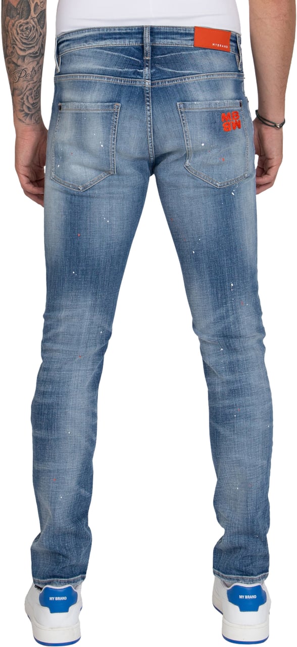 My Brand TWO CUT PLAIN WASHING JEANS, CODE RED | DENIM Blauw