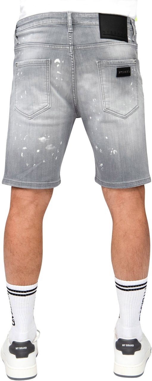 My Brand LIGHTGREY Faded Jeans short | GREY JEANS Grijs