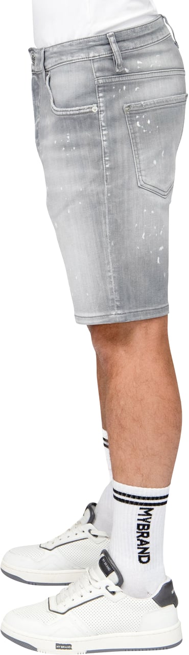 My Brand LIGHTGREY Faded Jeans short | GREY JEANS Grijs
