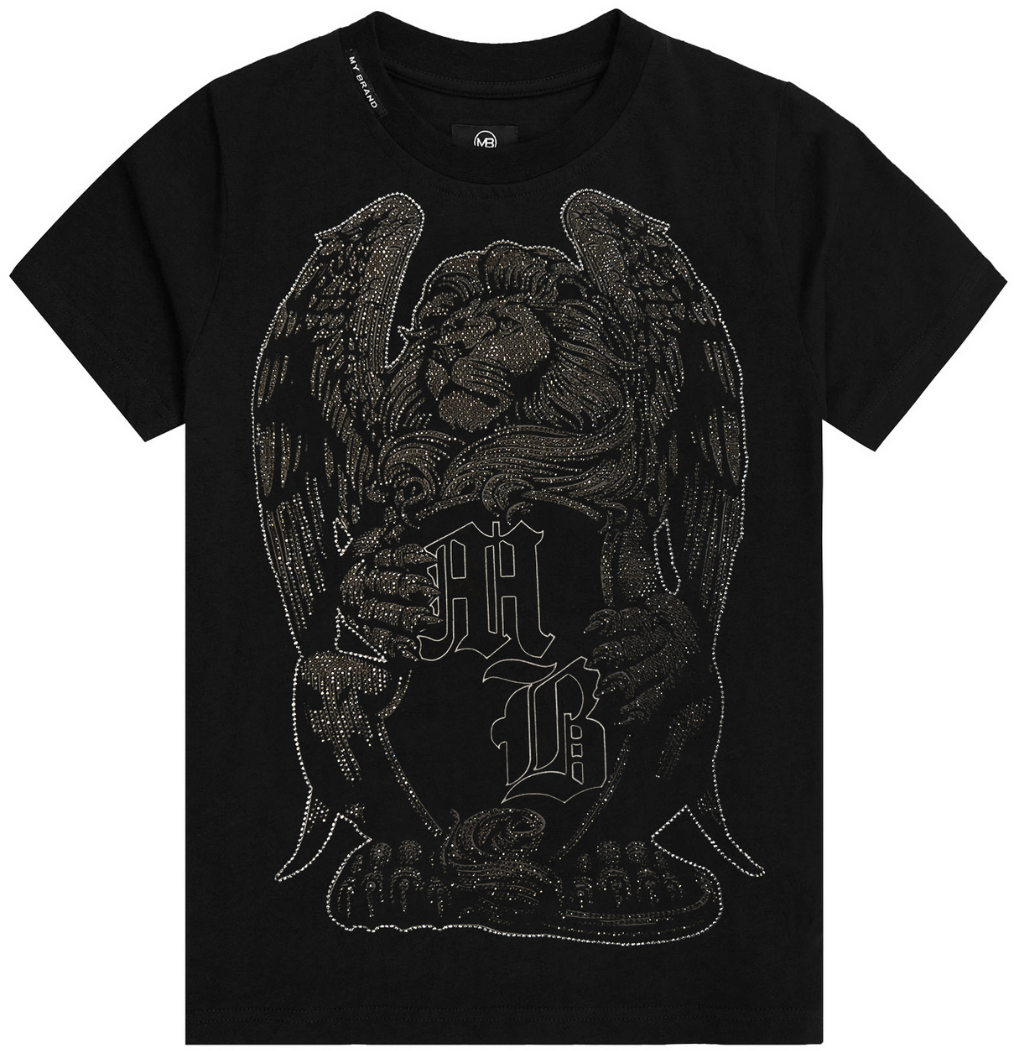My Brand Lion Wings T-Shirt Black | BLACK Zwart