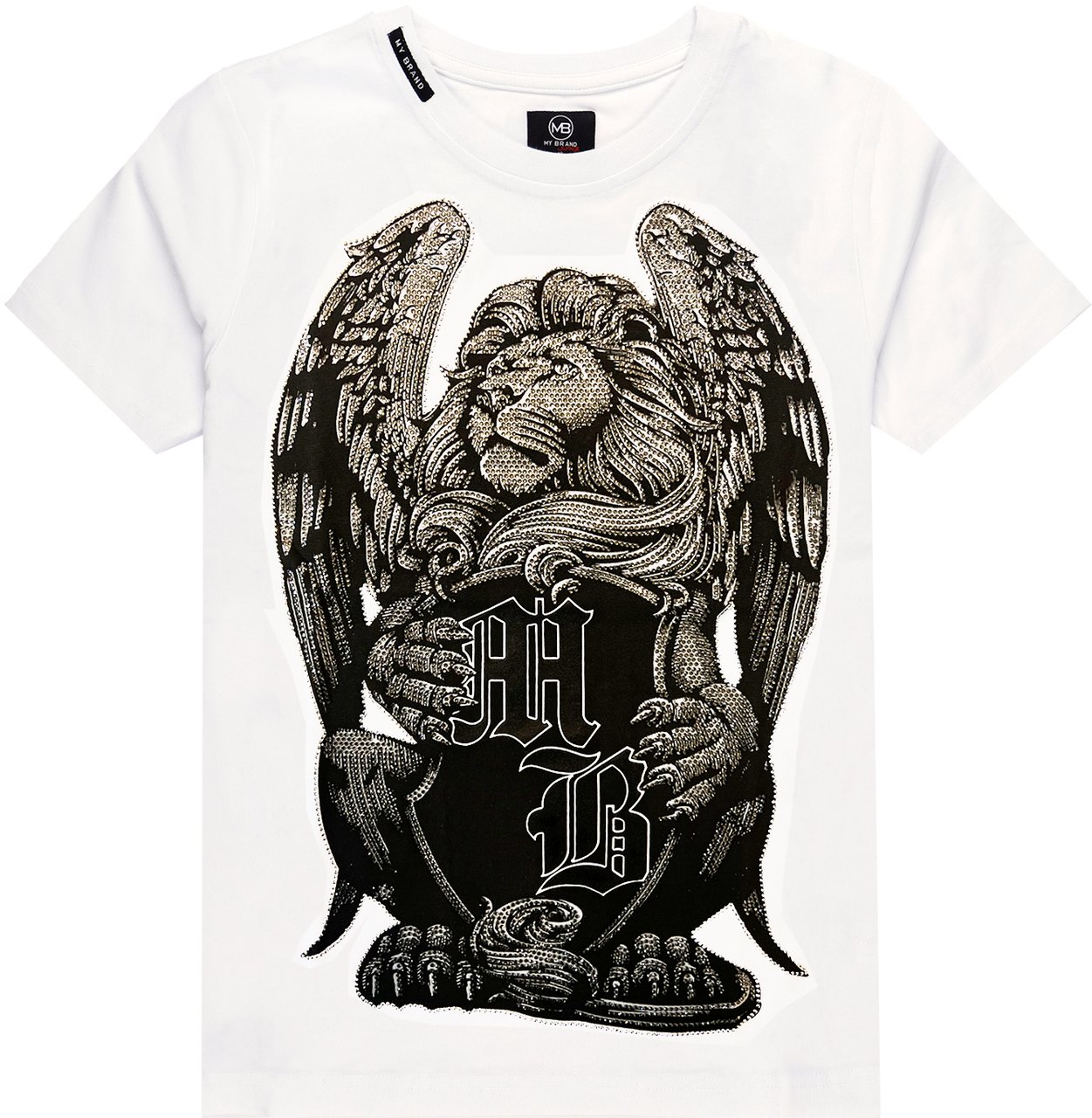 My Brand Lion Wings T-Shirt Black | WHITE Wit