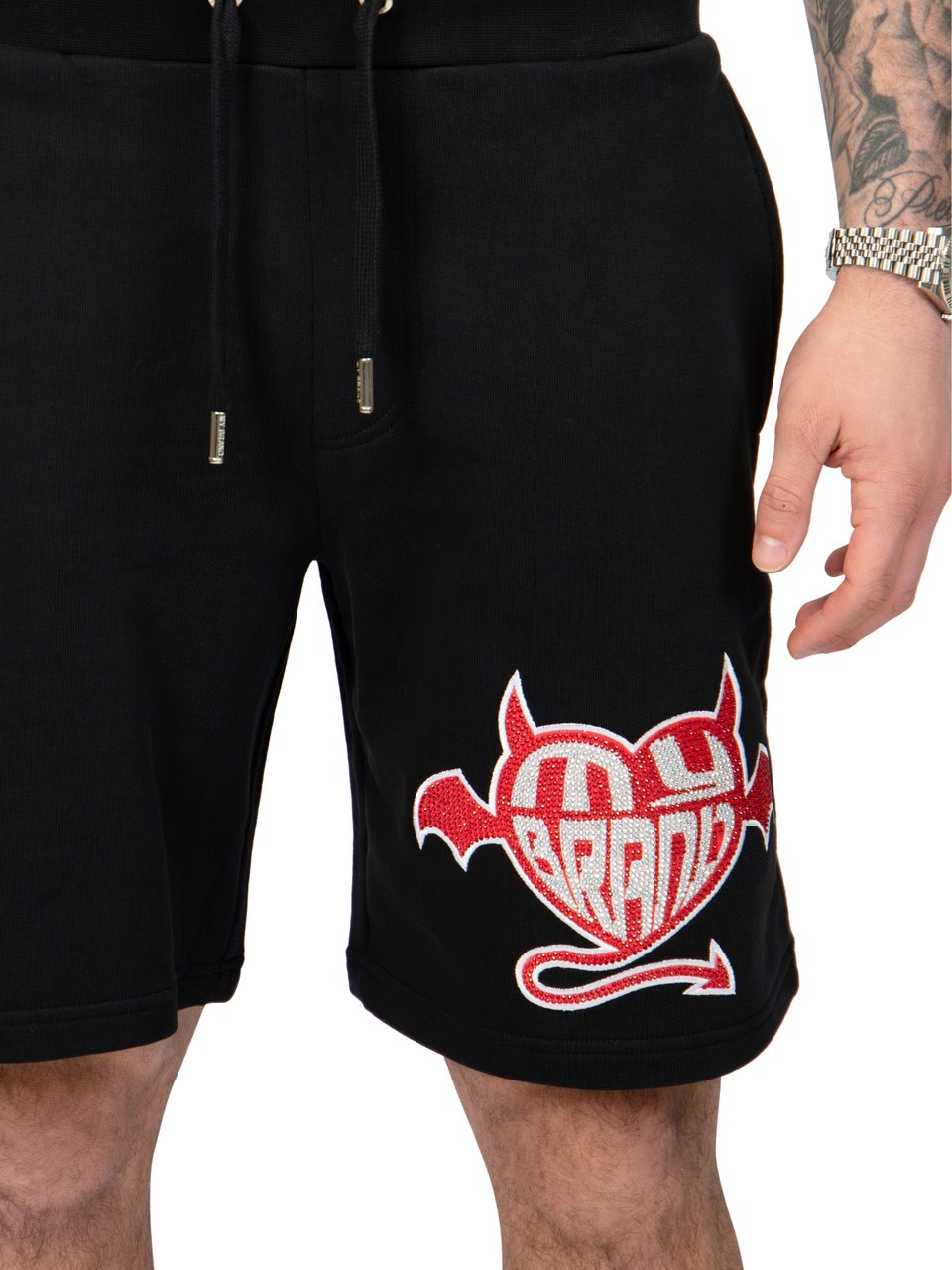 My Brand Love and Thorns Short | BLACK Zwart