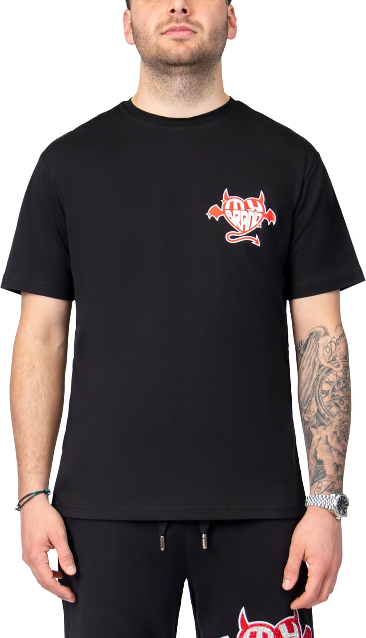 My Brand Love and thorns Tshirt | BLACK Zwart