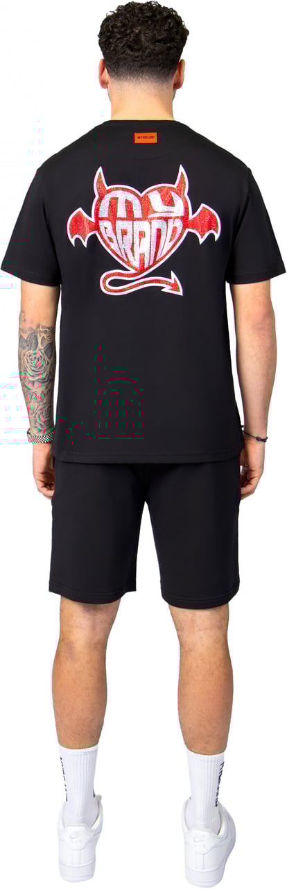 My Brand Love and thorns Tshirt | BLACK Zwart