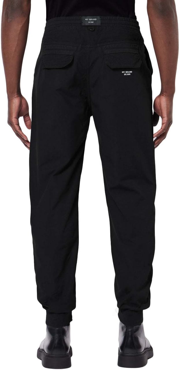 My Brand MB BOLD CARGO PANT | BLACK Zwart