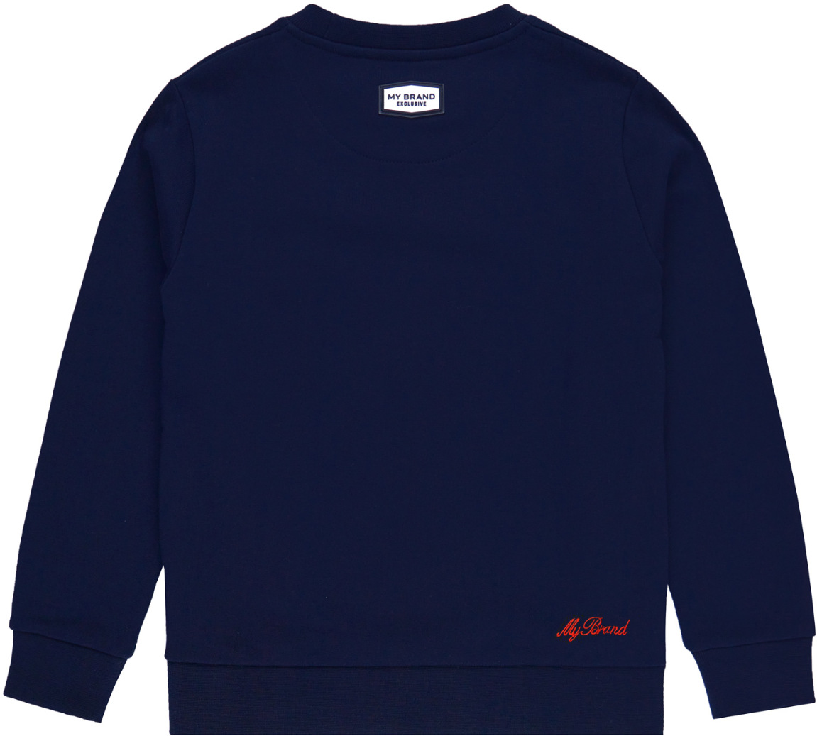 My Brand Mb Card Sweater | NAVY Blauw