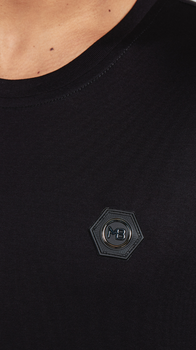 My Brand MB Chest Badge Shirt | BLACK Zwart