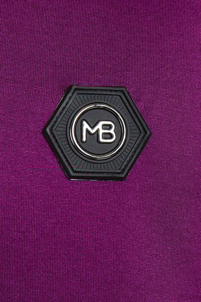 My Brand MB Chest Badge Shirt | BURGUNDY Rood