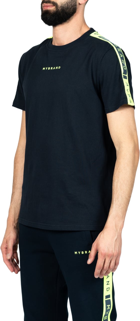 My Brand MB CONTRAST TAPING SHIRT KOBALT | KOBALT BLUE Blauw